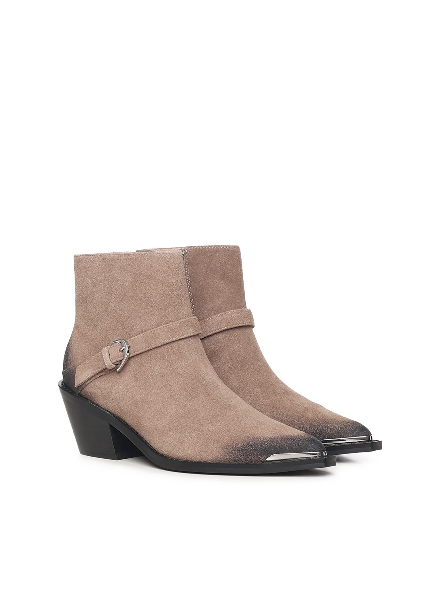 Stivaletti Connie in suede E4TVM310201 N59 COCCINELLE 