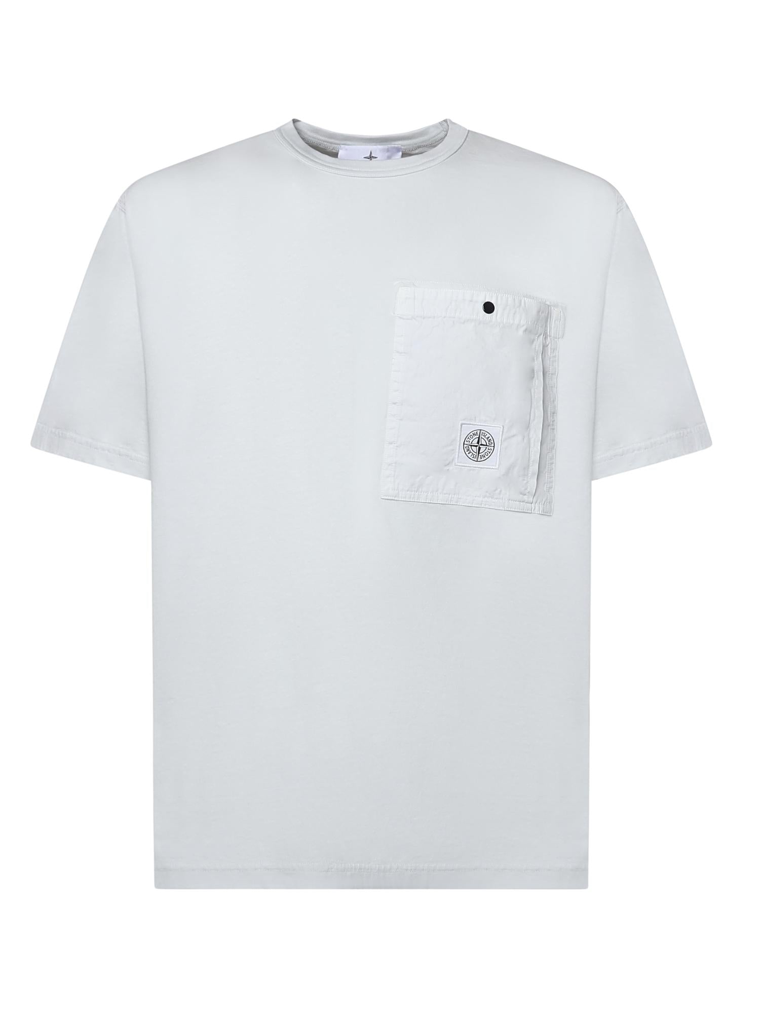 T-shirt con tasca sul petto in jersey di cotone L1S152100004 S0115V0041 STONE ISLAND 