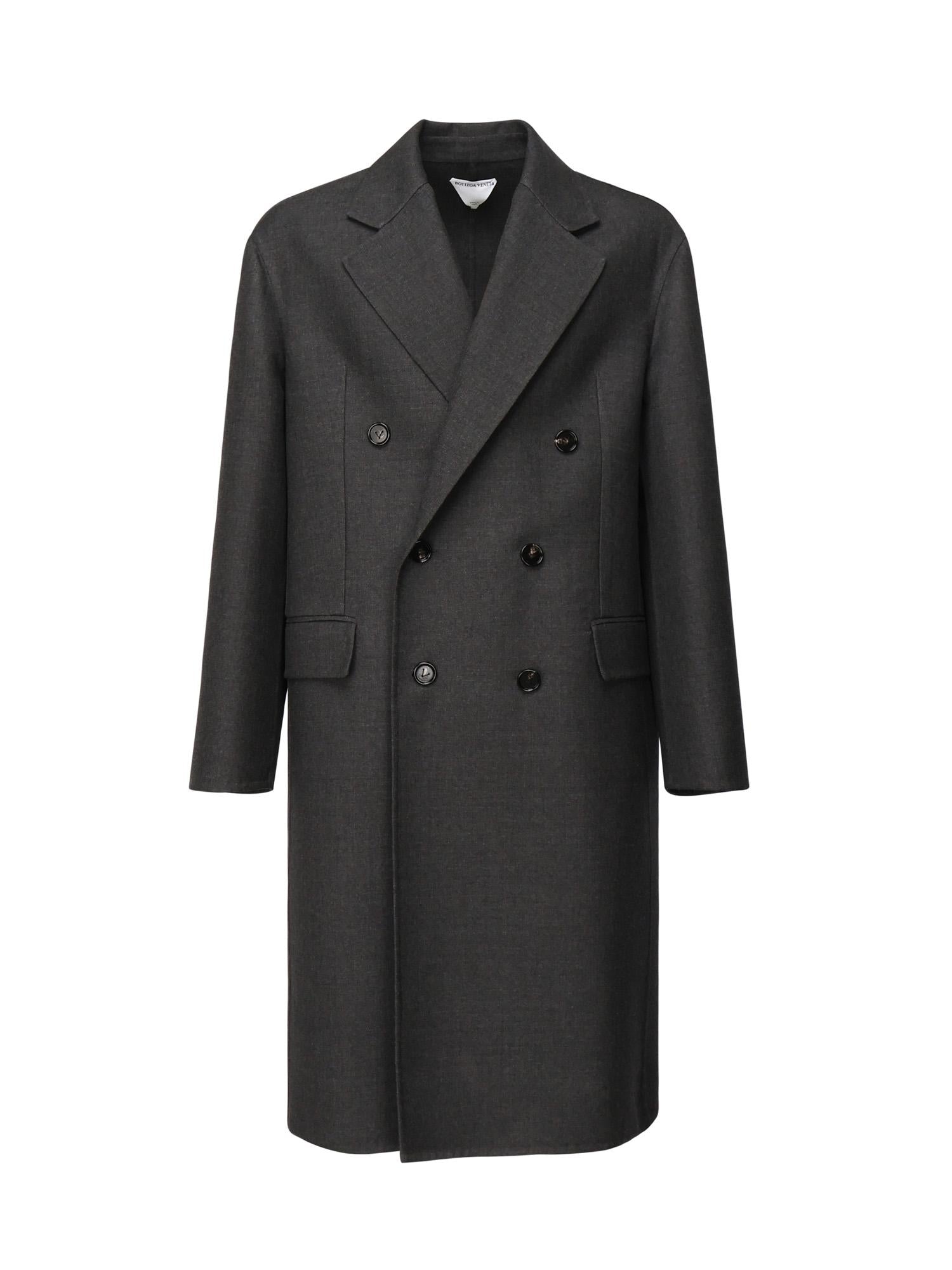 Cappotto in lana doppiata 833832 V34N01003 BOTTEGA VENETA 