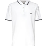 Polo in piqué con righe NPMB250140STDW B001 FAY 