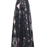 Pantaloni in seta con stampa Iride 5URT01 5U881023 PUCCI 