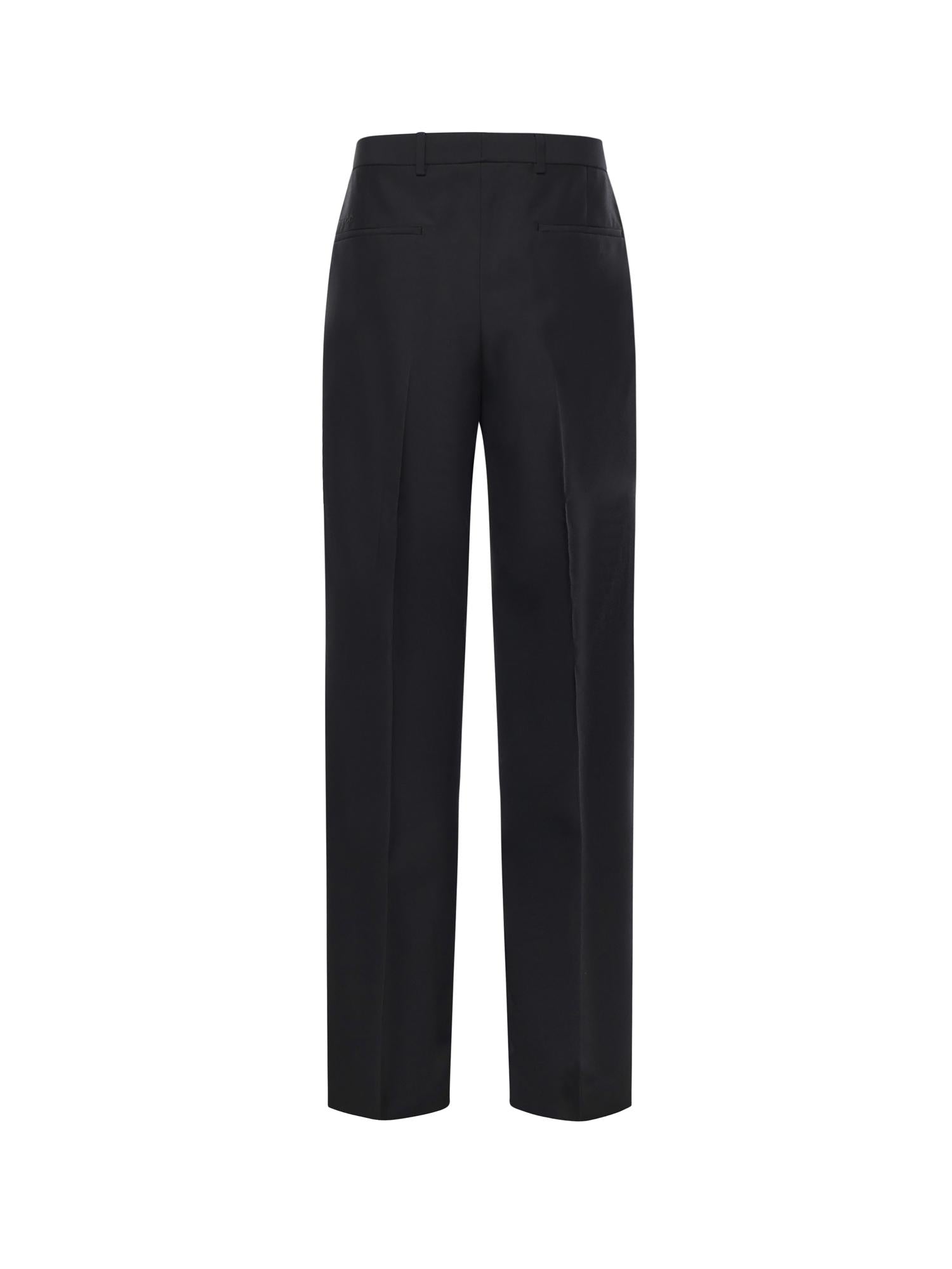 Pantalone in twill di seta 850090 Z7AYA1000 GUCCI 