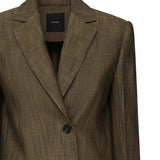 Blazer in tela con bottoni 104890 A2EJL63 PINKO 