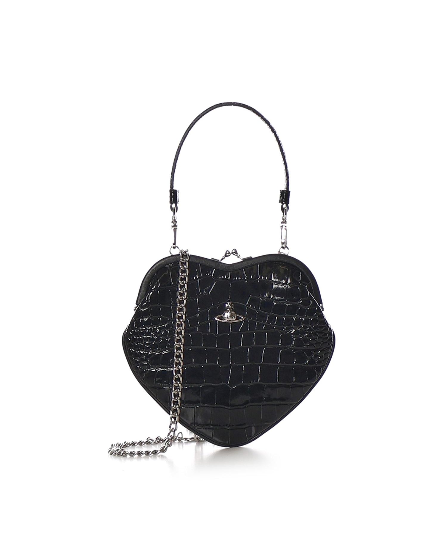 Borsa Belle Heart Frame in pelle 4B01000CW L0098N401 VIVIENNE WESTWOOD 