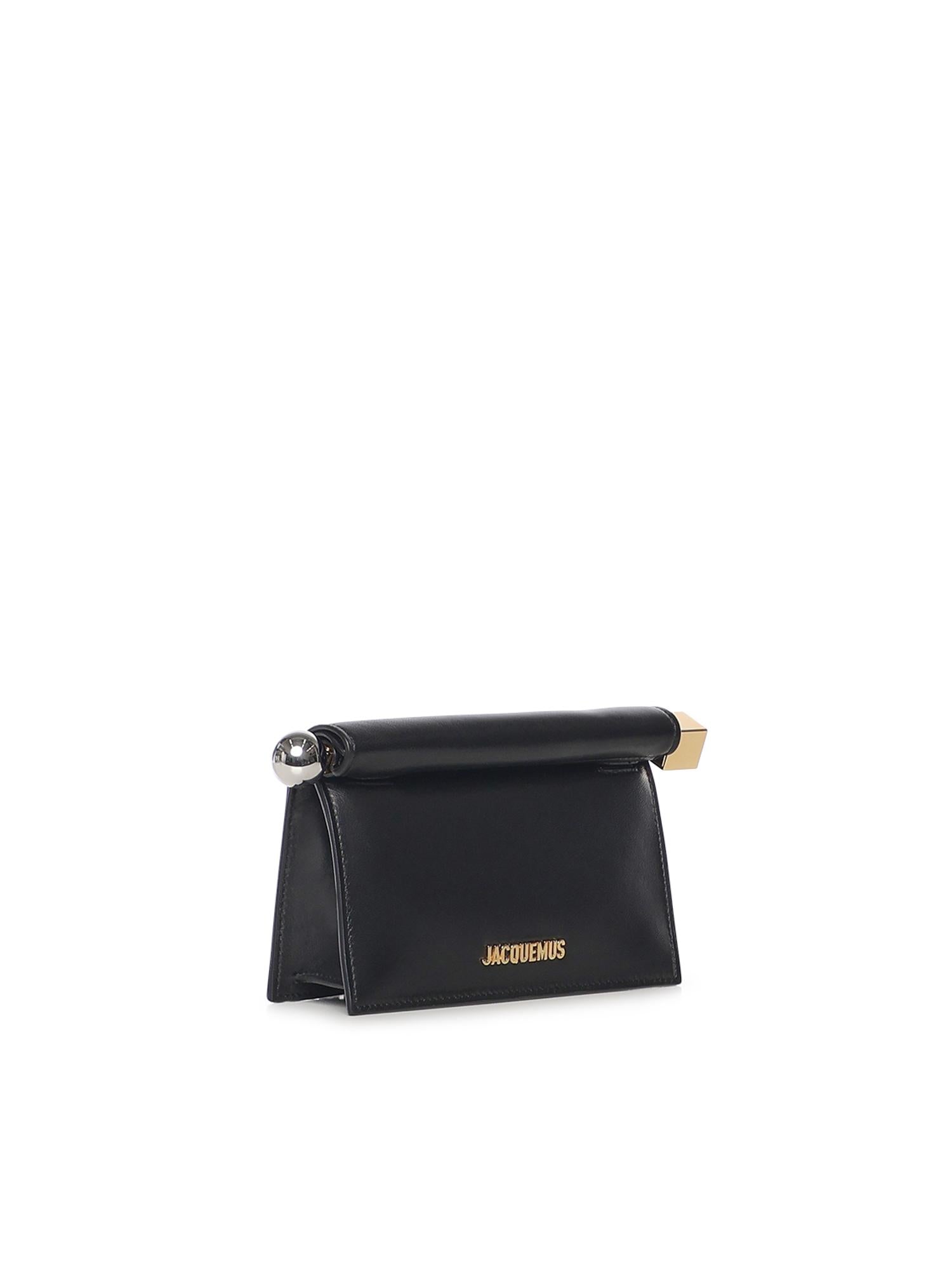 Pochette La Petite Rond Carré in nappa BAW00392AC27L14 990 JACQUEMUS 