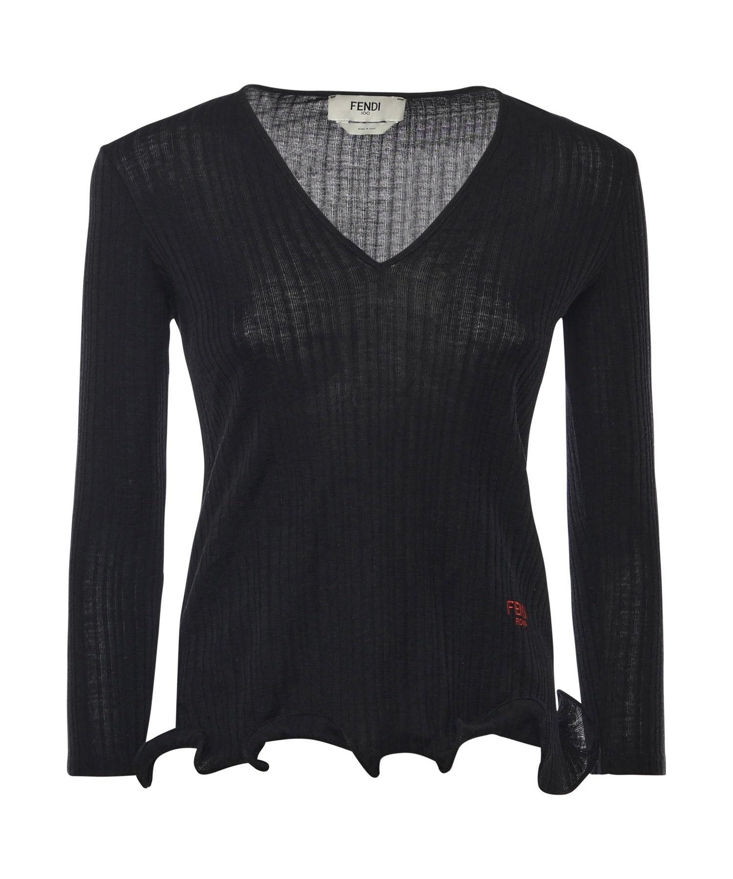Maglia in lana con logo FS9741 AVFEF0GME FENDI 