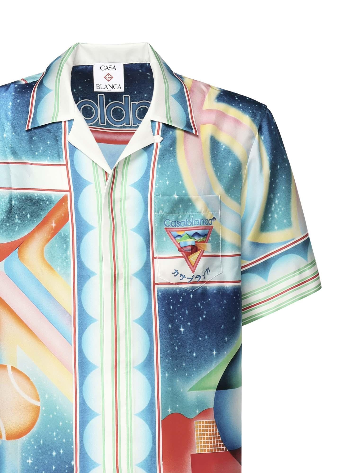 Camicia Casa Way in seta MPF25SH00301  CASABLANCA 