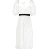 Abito midi Marlene CD2909-SP23 -WHITE FOR LOVE & LEMONS 