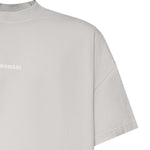T-shirt in cotone con logo TS001001 GREY VIOLET BONSAI 
