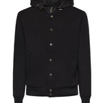 Giubbotto in misto cotone con logo HE1420005 NERO HESKIMO 