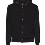 Giubbotto in misto cotone con logo HE1420005 NERO HESKIMO 