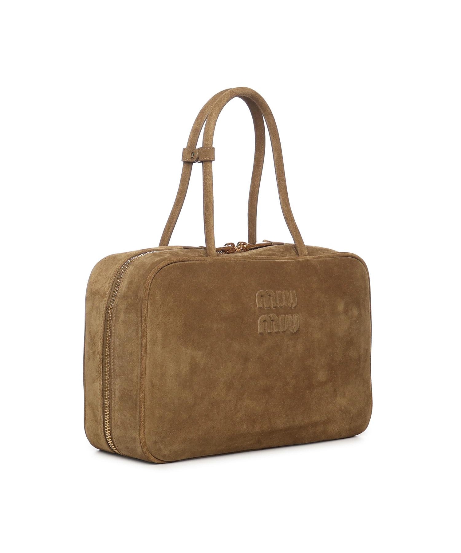 Borsa Beau in camoscio 5BB117 2CSSF0393 MIU MIU 