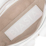 Borsa a spalla Y2K.002 FBBP70002 -BIANCO/NIKEL BIASIA 