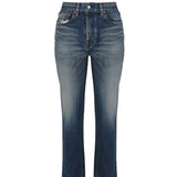Jeans taglio dritto in denim blu 734311 Y07HA4296 SAINT LAURENT 