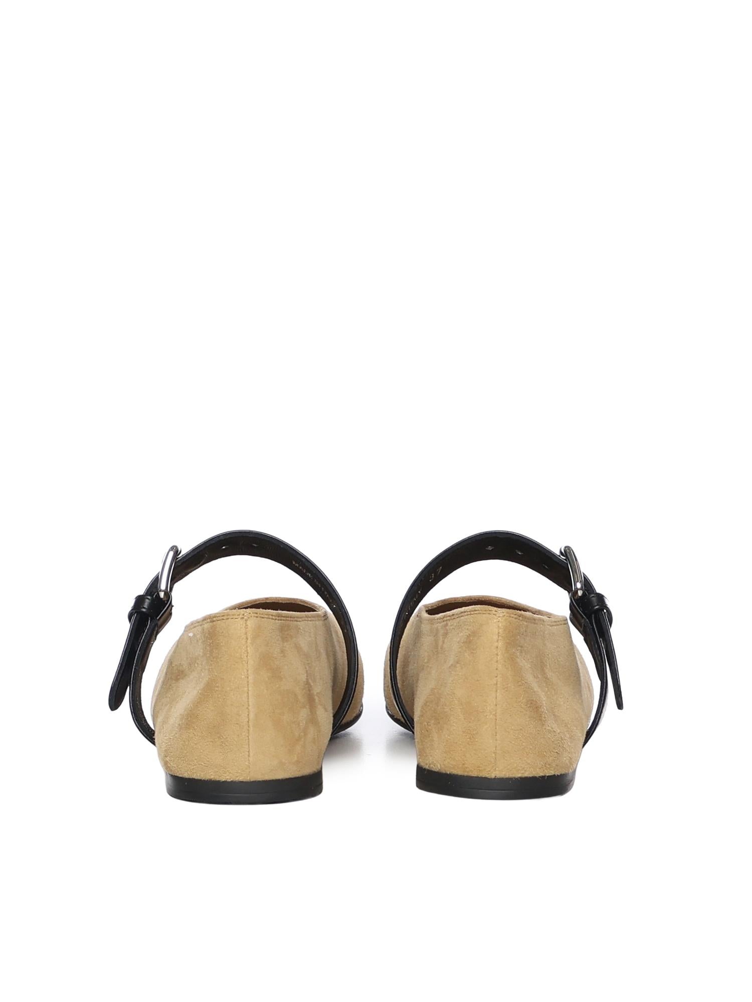 Ballerine in pelle scamosciata 5F625E 008F0151 MIU MIU 