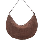 Borsa a spalla "Le Calisso Rond" in pelle scamosciata 25HBAW00437AC07A09 880 JACQUEMUS 
