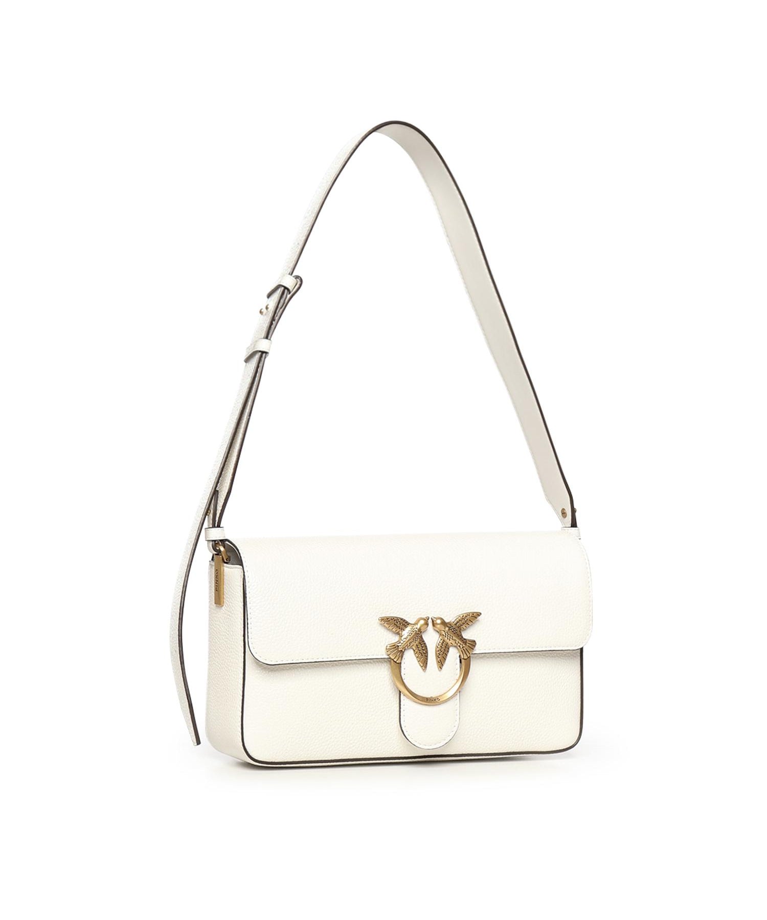 Borsa a spalla media Love Bag One Slouchy in pelle 106243 A2X6Z15Q PINKO 