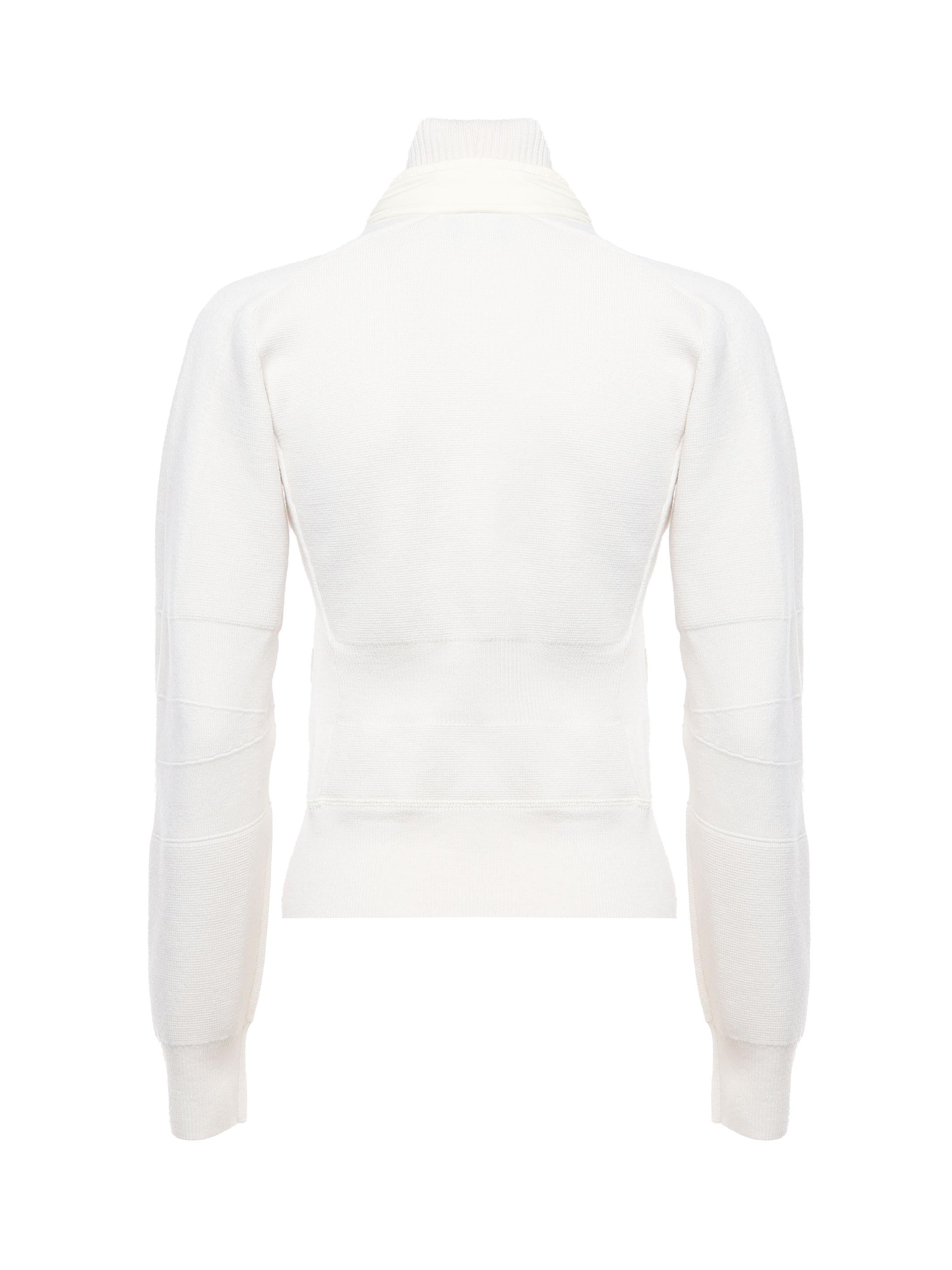 Cardigan imbottito in lana con zip J20989B00004 M1122001 MONCLER 