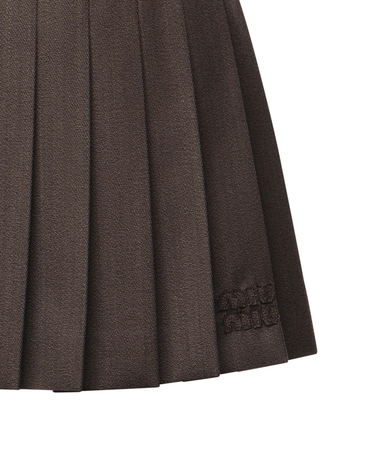 Minigonna plissé in tessuto cover MG2348 180RF0324 MIU MIU 