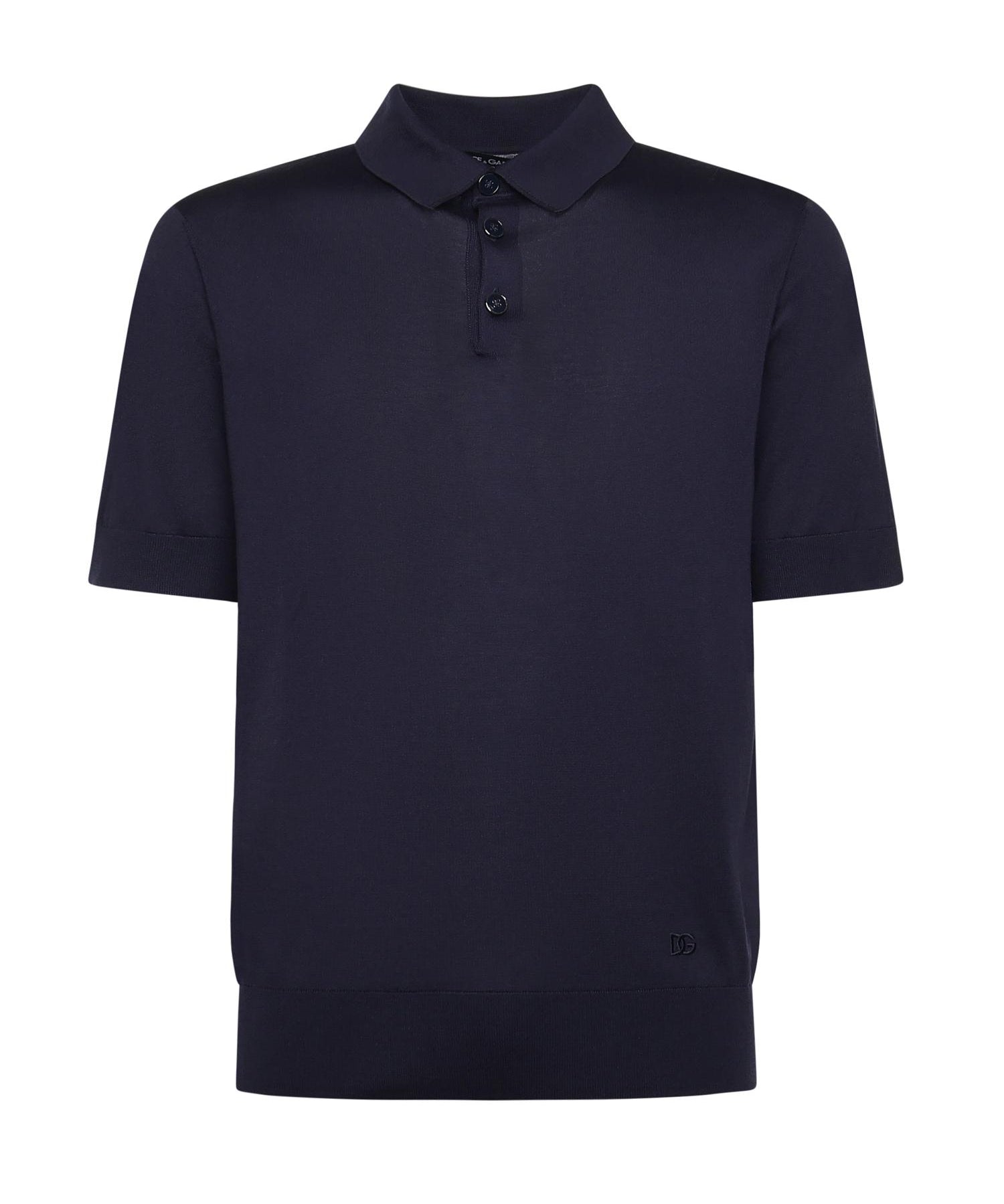 Maglia polo in seta GXZ02Z JBSO5B6712 DOLCE & GABBANA 
