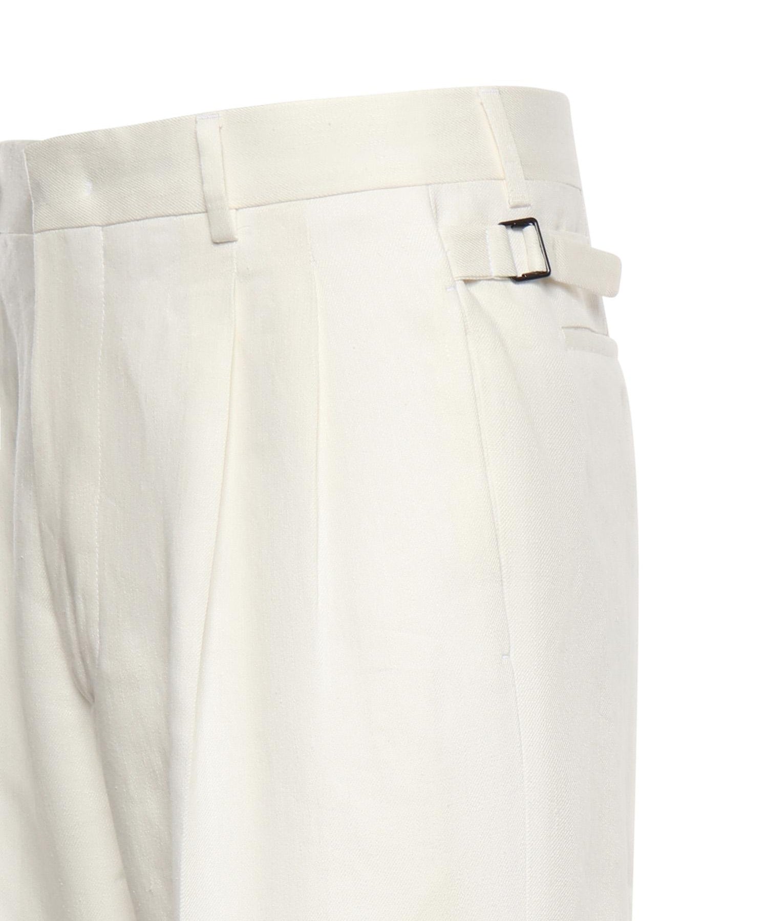 Pantaloni Mat in misto lana MAT LM85BULL BIANCO BE ABLE 