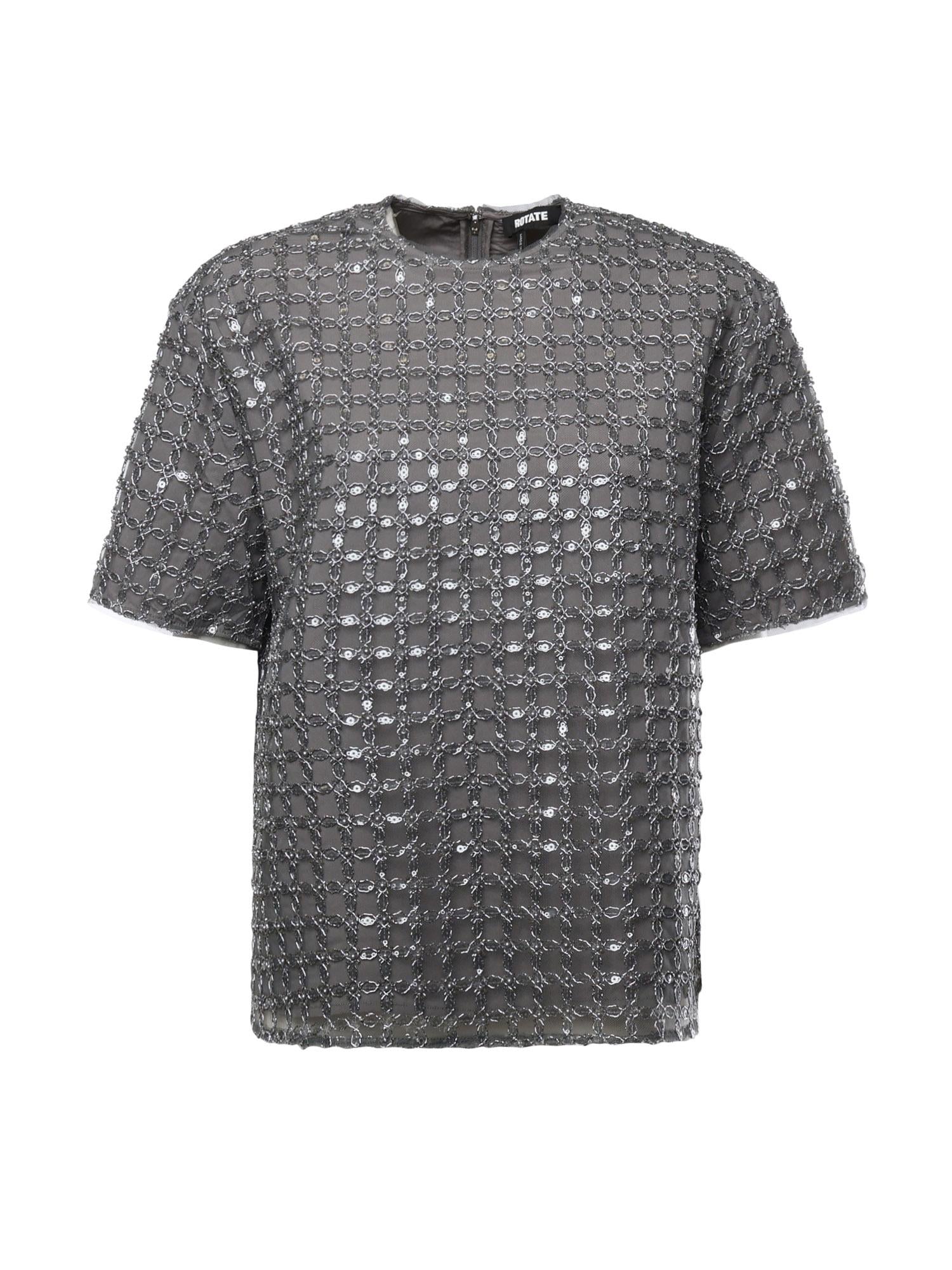 T-shirt con perline 115155 516 ROTATE 