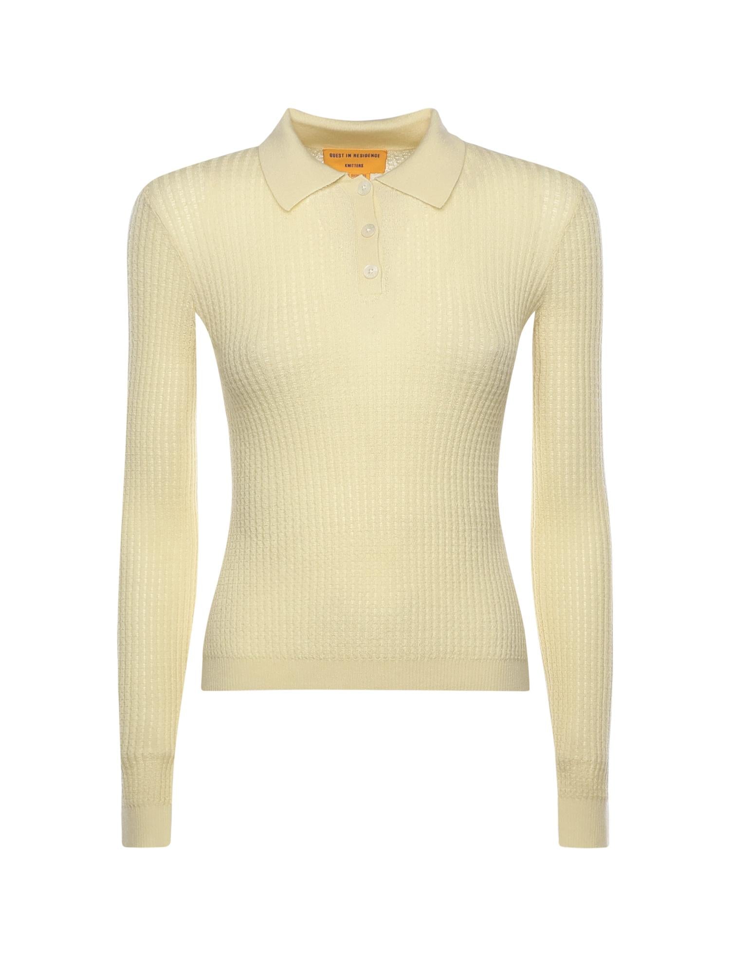 Polo Shrunken in cashmere W25611JL MIST GUEST IN RESIDENCE 