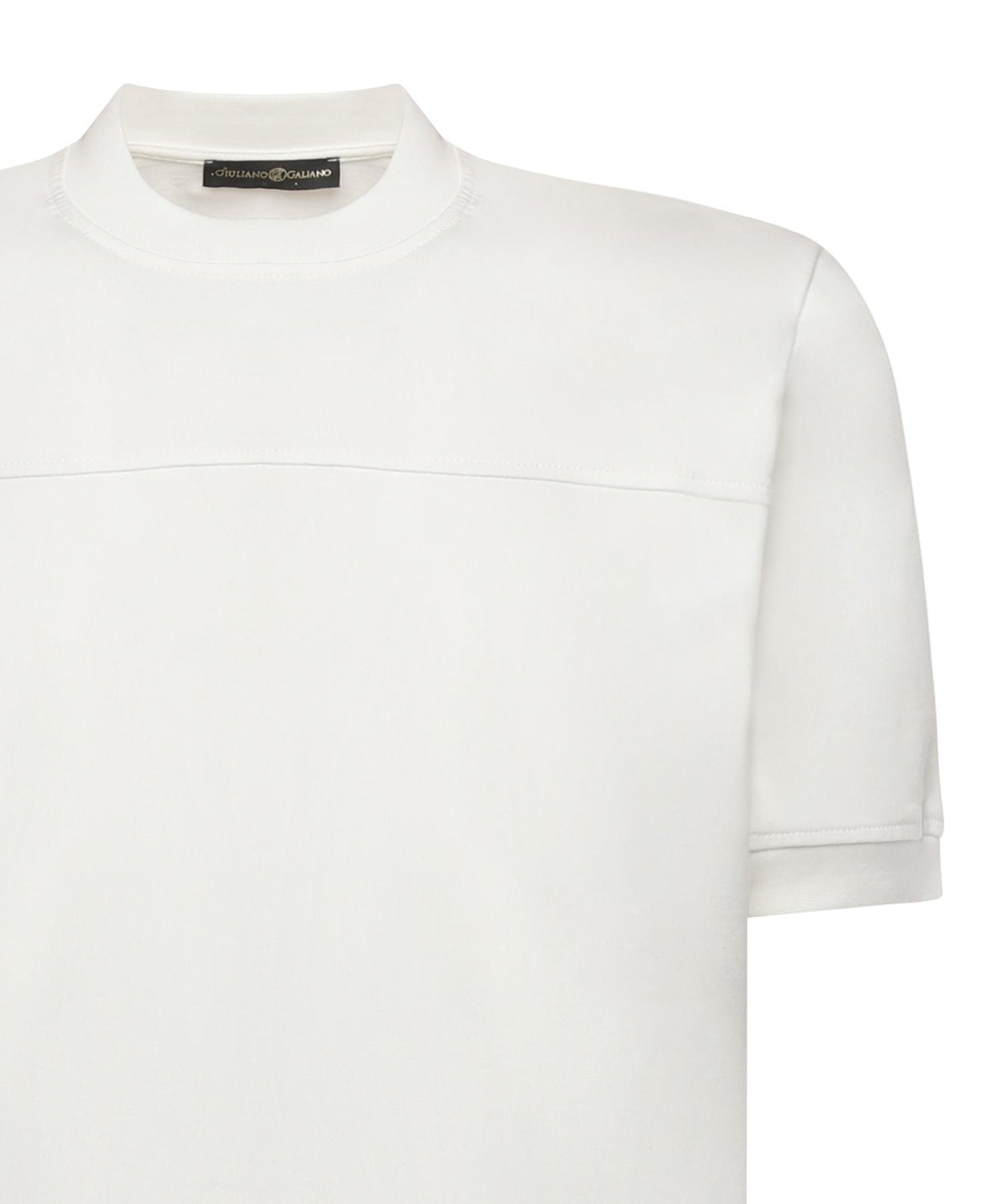 T-shirt in puro cotone BOB BIANCO GIULIANO GALIANO 