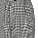 Pantaloni in lana a quadri PUMU0017A4 UTP787CHN99 MARNI 