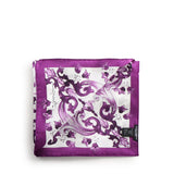 Foulard in twill di seta con stampa maiolica FN092R GDAOYHP3ON DOLCE & GABBANA 