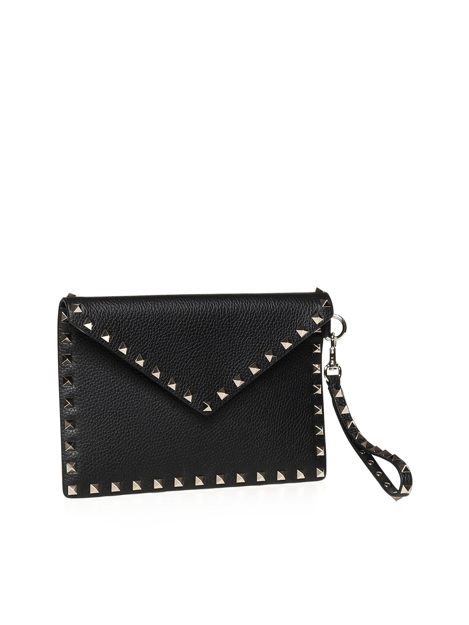Pouch Rockstud in vitello granato 8W0P0P87 VSH0NO VALENTINO GARAVANI 