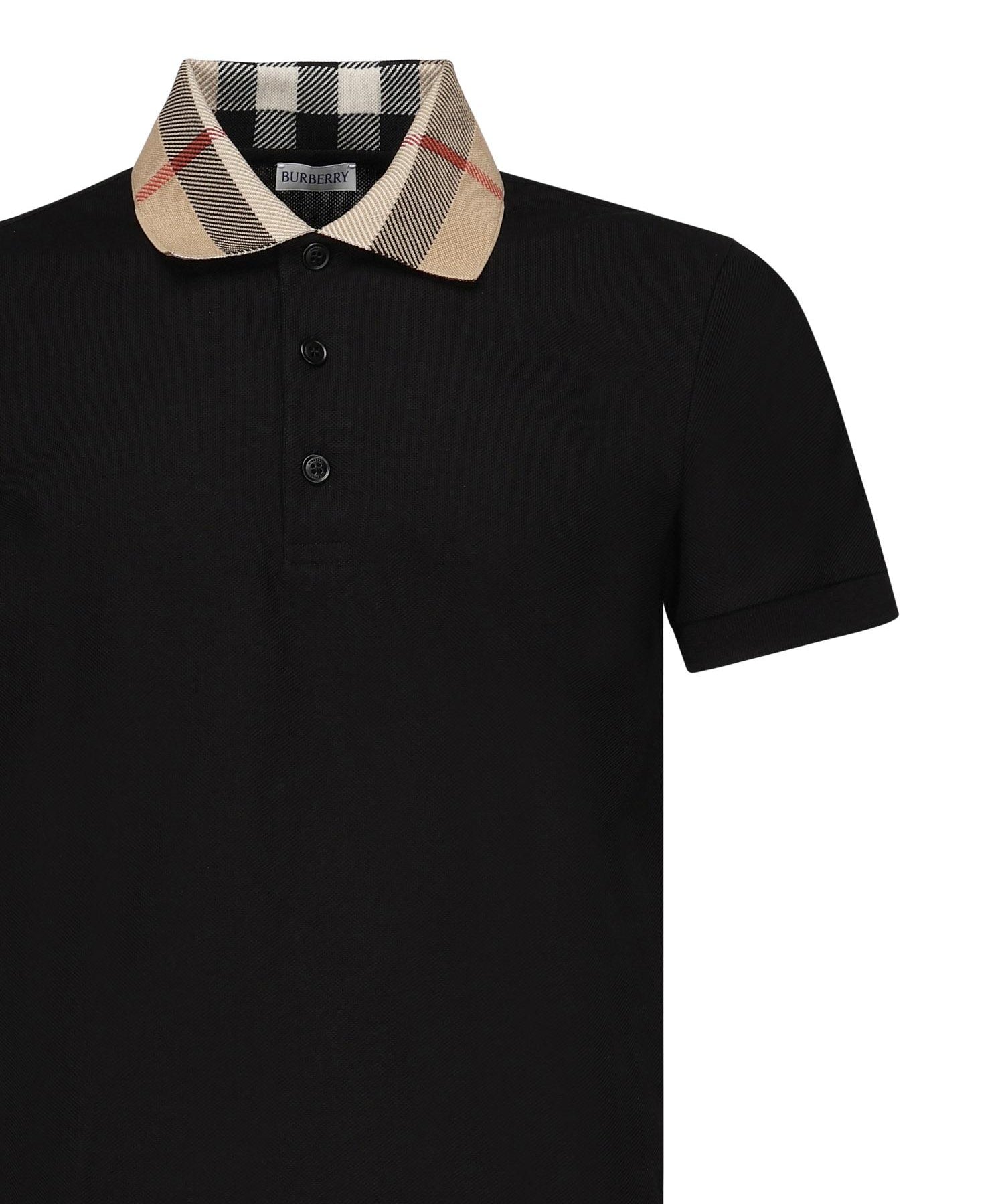 Polo Check in cotone 8071620 A1189 BURBERRY 