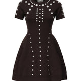 Mini abito Snap COPML164Y3019 BROWN COPERNI 