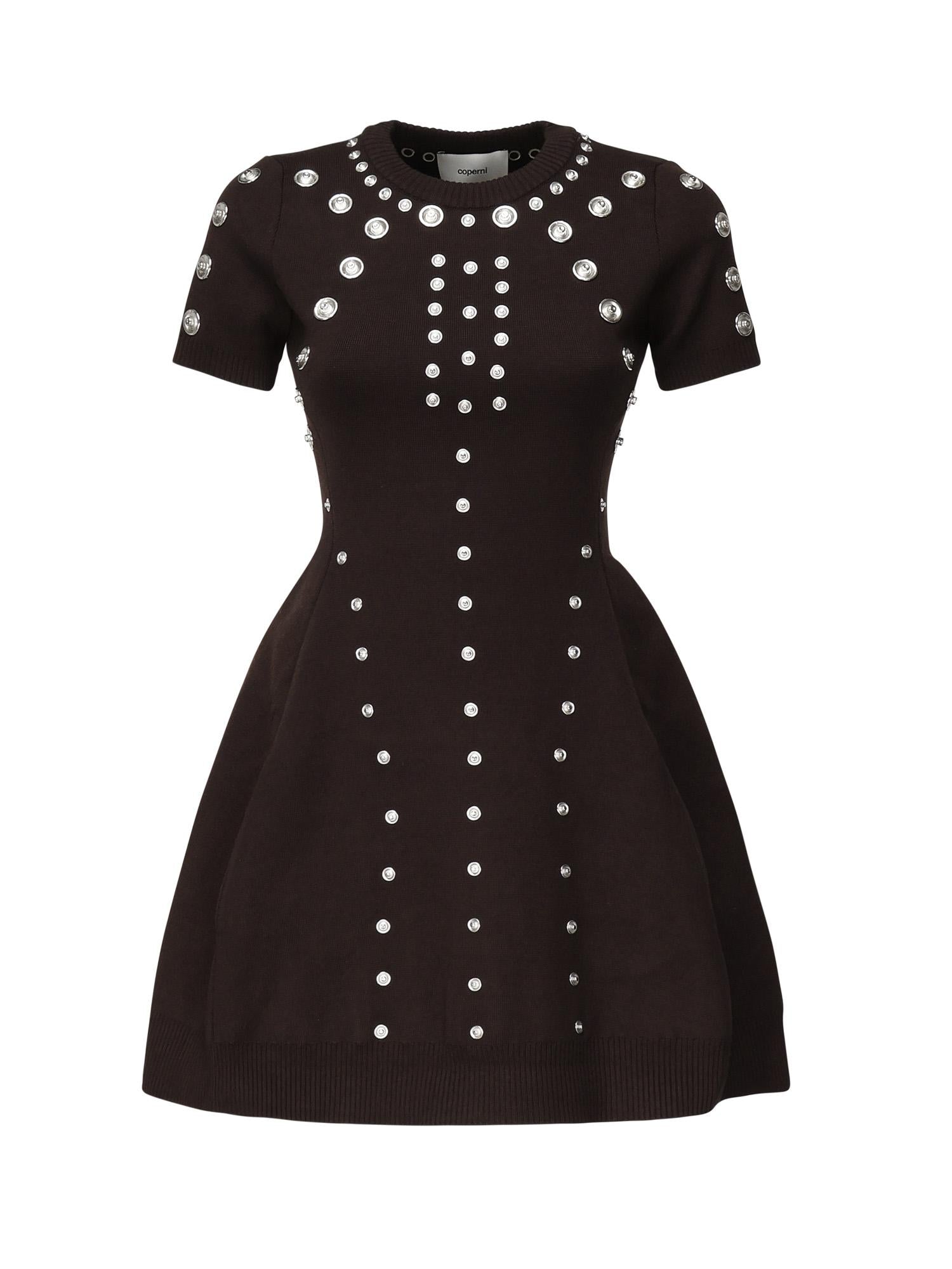 Mini abito Snap COPML164Y3019 BROWN COPERNI 