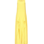 Abito lungo con ruche in georgette AA9R2708T666B 247 ALAIA 