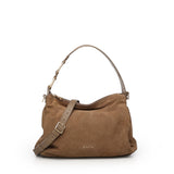Borsa a spalla in camoscio BIBP9DP01C TAUPE BIASIA 
