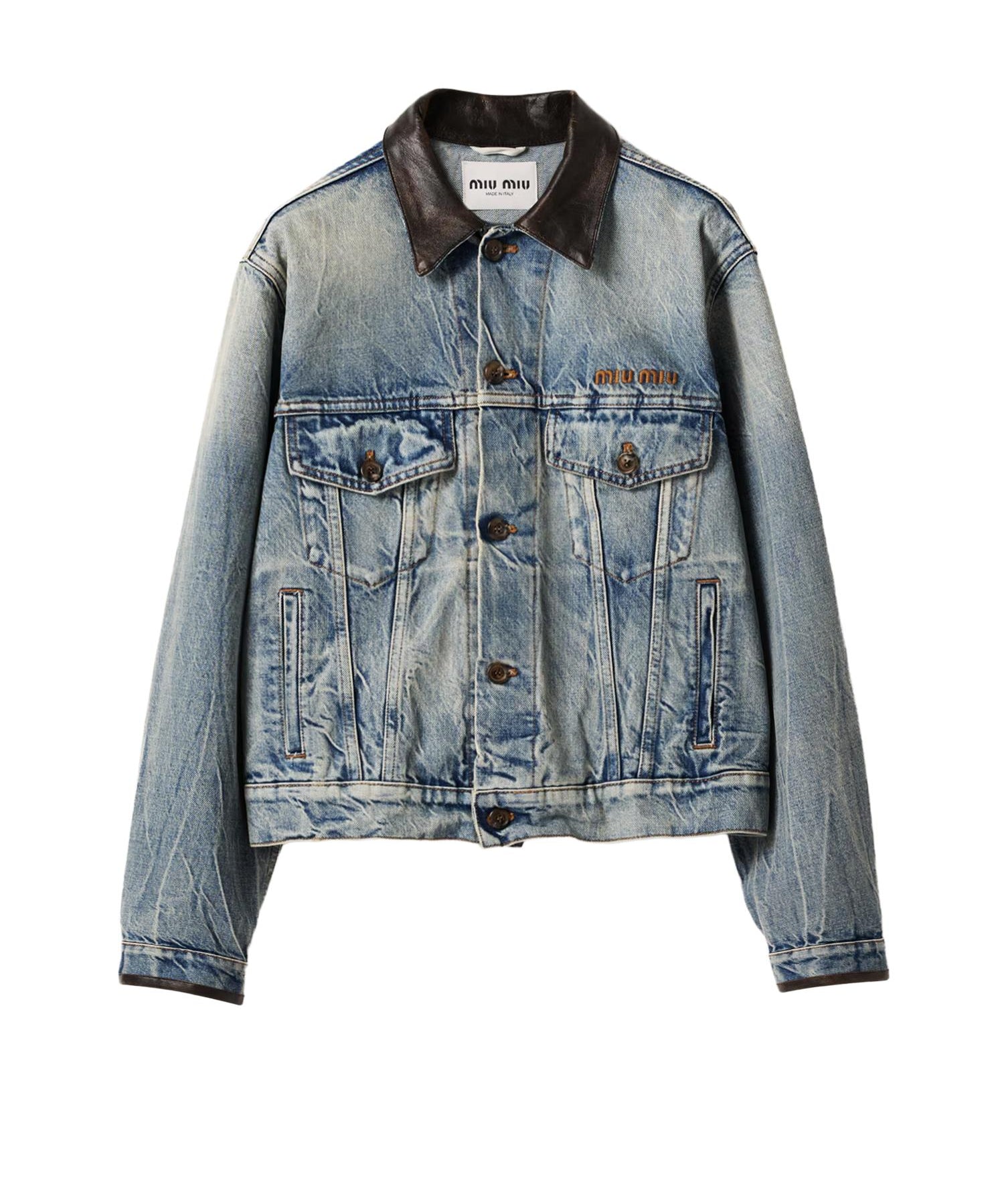 Blouson in denim GWB273 175SF0076 MIU MIU 