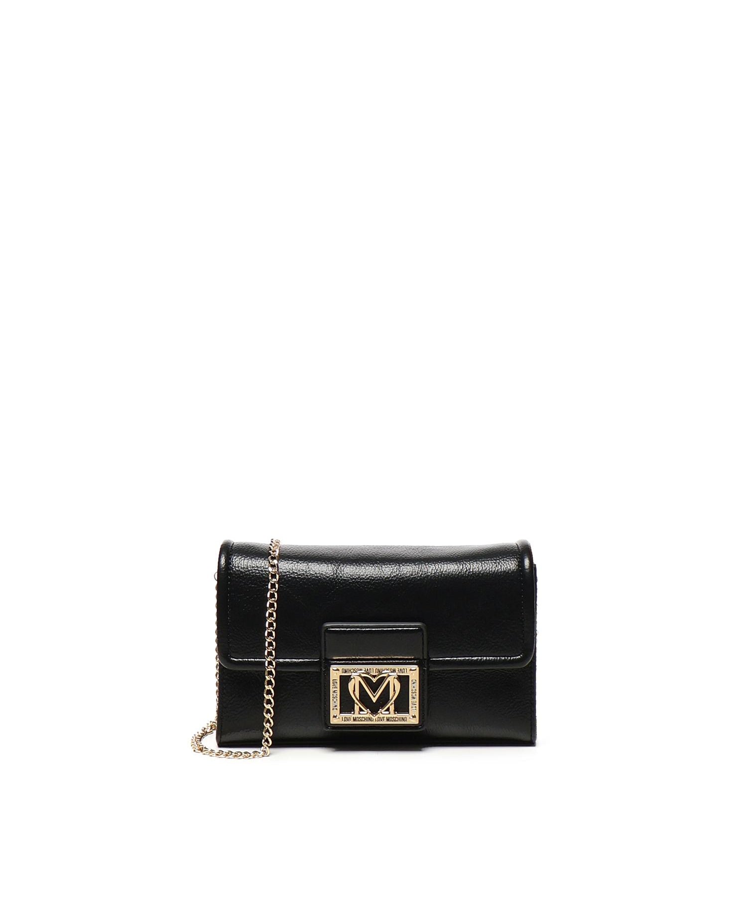 Borsa a tracolla con logo JC4093PP1NLI0 000 LOVE MOSCHINO 