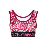 Top sportivo Majolica F777YT FPG7BH83TN DOLCE & GABBANA 