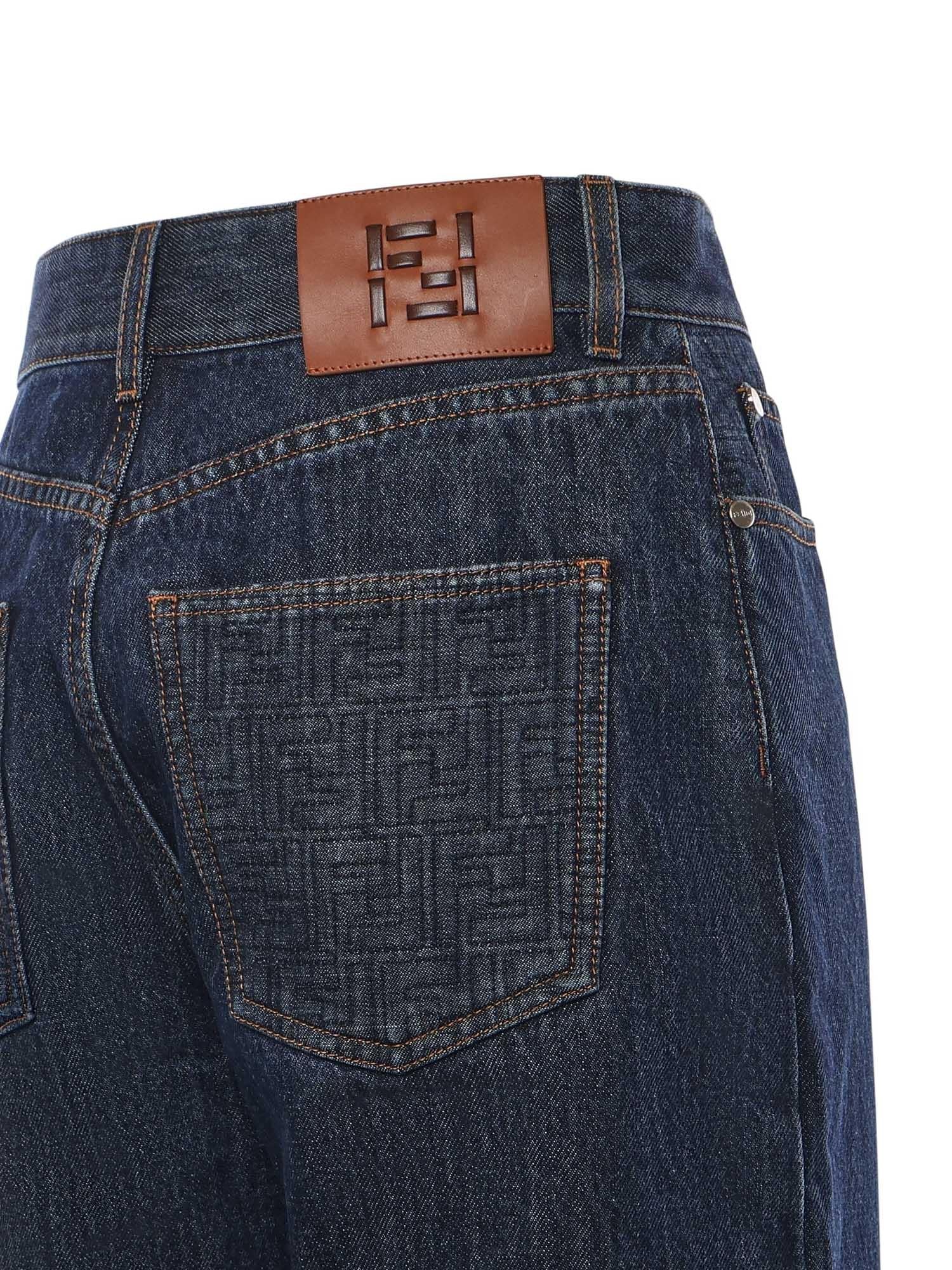 Jeans in denim FLP882 AW82F1UKI FENDI 