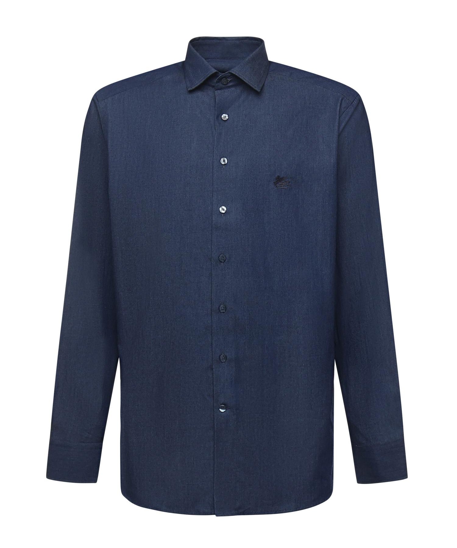 Camicia in cotone con monogram ricamato MRIB0002 99SA5L9X0880 ETRO 