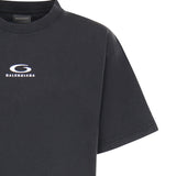 Abito t-shirt in cotone con logo 858621 TTVU29374 BALENCIAGA 