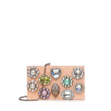 Clutch con cristalli 5374996979 PEACH KURT GEIGER 