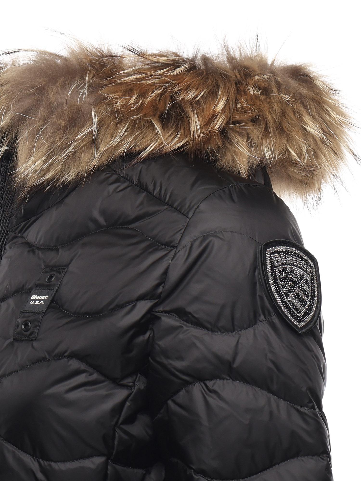 Piumino in pelliccia Aldie 25WBLDC03096 006047999EI BLAUER 