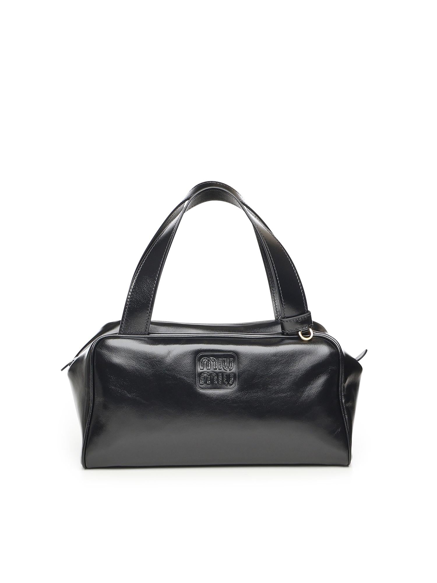 Borsa bauletto in pelle 5BB182 2IEOF0002 MIU MIU 