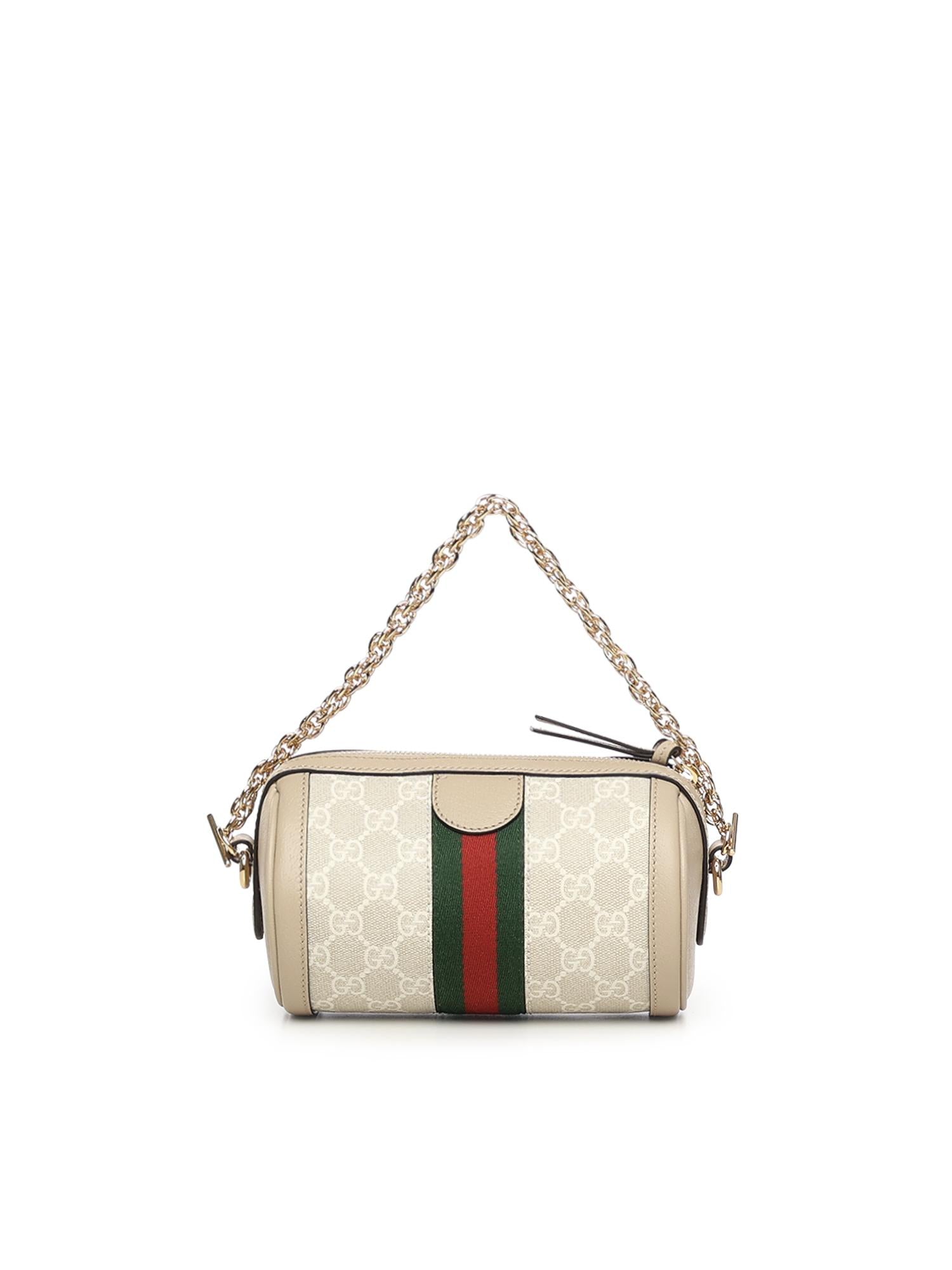 Borsa a cilindro Ophidia mini in tessuto GG 795208 UULAG9682 GUCCI 