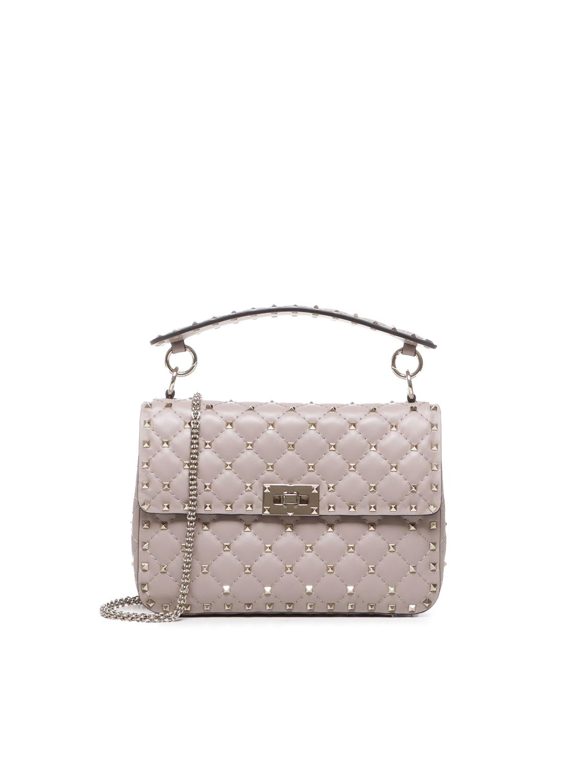Borsa media con catena Rockstud Spike 7W2B0122 NAPP45 VALENTINO GARAVANI 