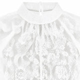 Blusa in pizzo PF26032TA W SELF-PORTRAIT 