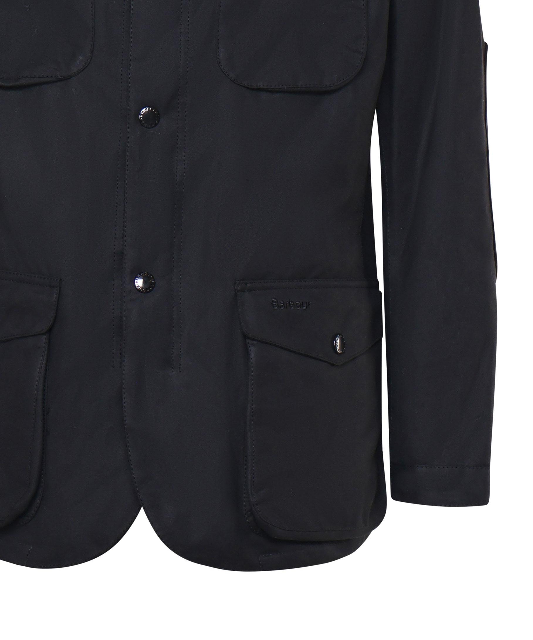 GIACCA CASUAL OGSTON WAX JKT IN COTONE NERO MWX0700 BK11 BARBOUR 