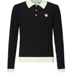 Polo in bouclé con logo MPF25KW100001  CASABLANCA 
